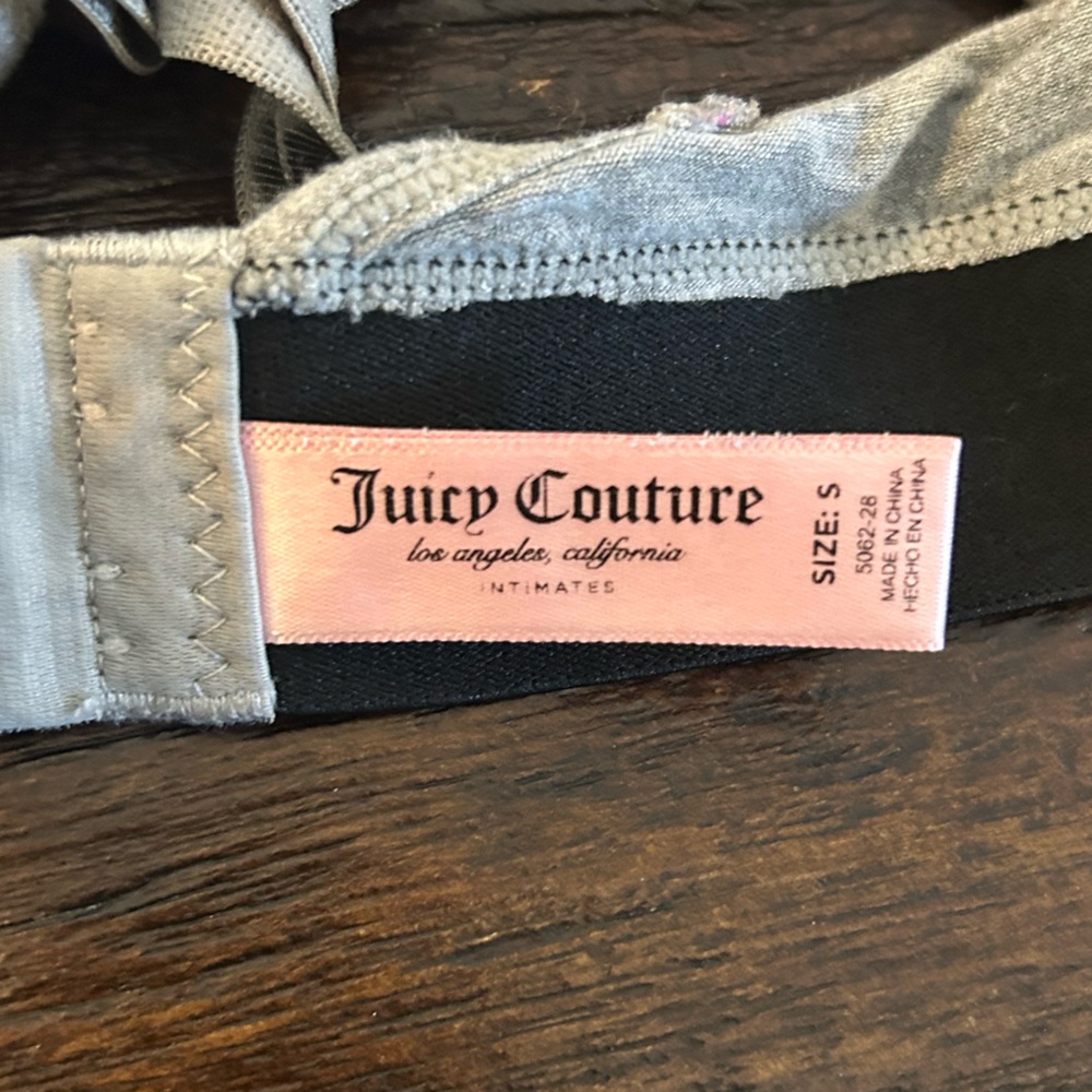 Juicy Couture Y2K Pink, Gray and Black Bralettes - Picture 3 of 7